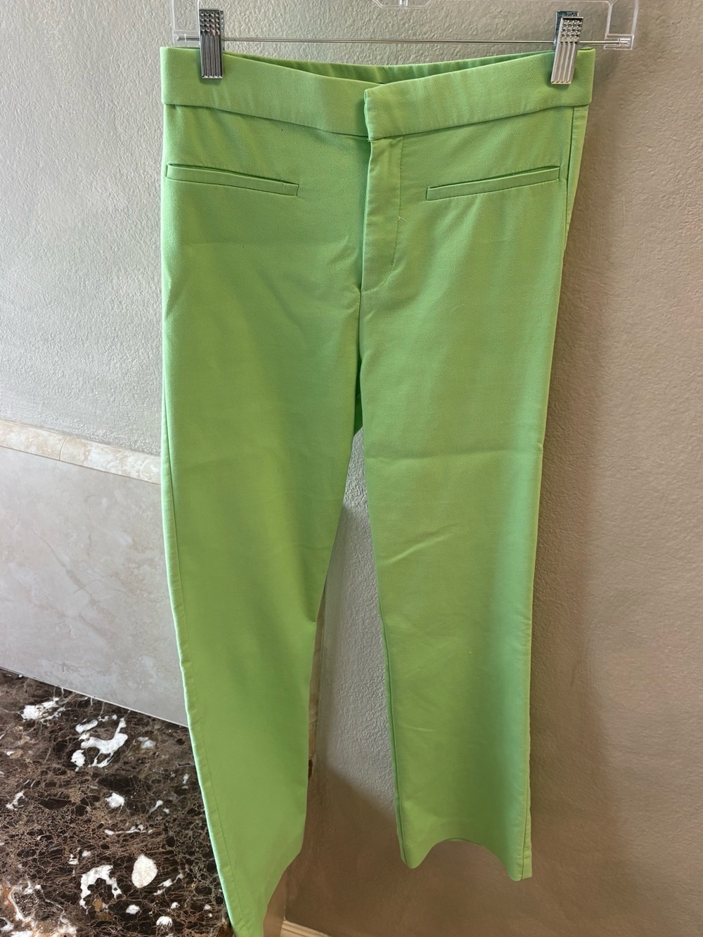 Zara Lime Green Women's Capris